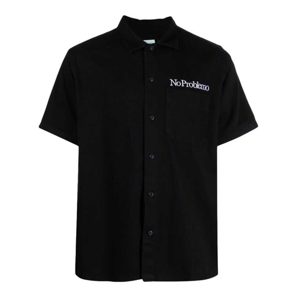 Aries Men's Logo Short Sleeves Shirt